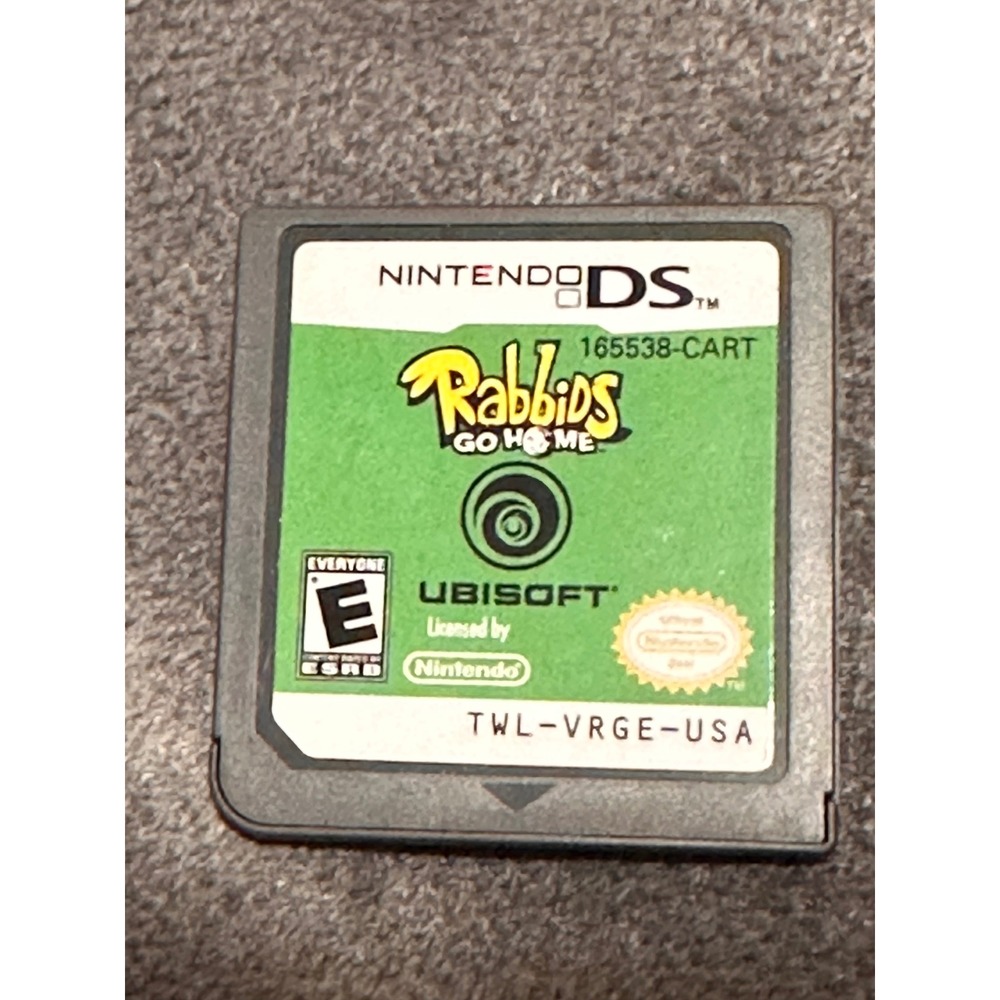 Nintendo DS Rabbids Go Home Ubisoft Video Game Cartridge